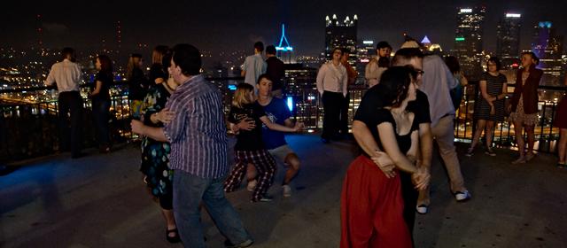 [Late-night Blues dancing on Grandview Overlook]